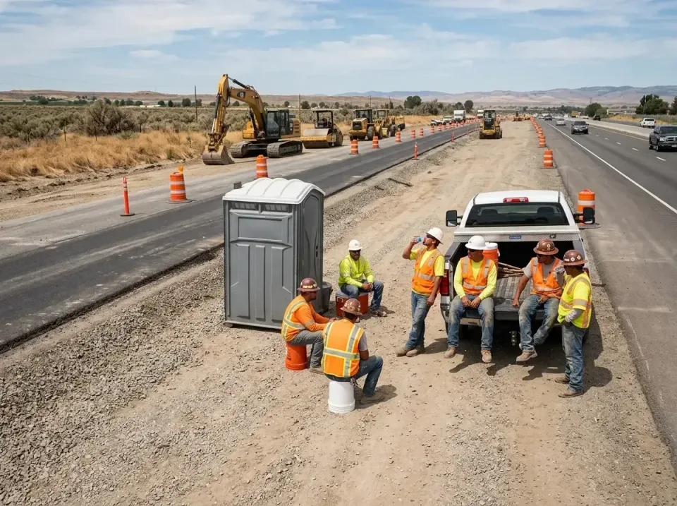 highway-road-construction-crew-007 — frequently asked questions, Porta Potty and Restroom Rentals in Ford City, CA